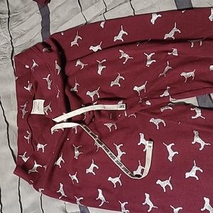 Pink jogger pajama pants